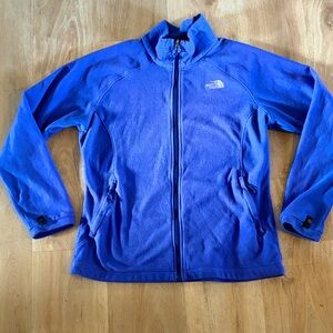 Northface Blue Fleece Zip up sweater Size L
